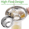 Stainless Steel Canning Funnel With Handle Wide Regular Mouth Jar Funnel For MessFree Filling 0