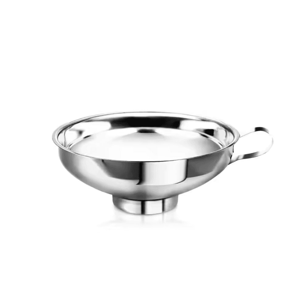 Stainless Steel Canning Funnel With Handle Wide Regular Mouth Jar Funnel For MessFree Filling 5