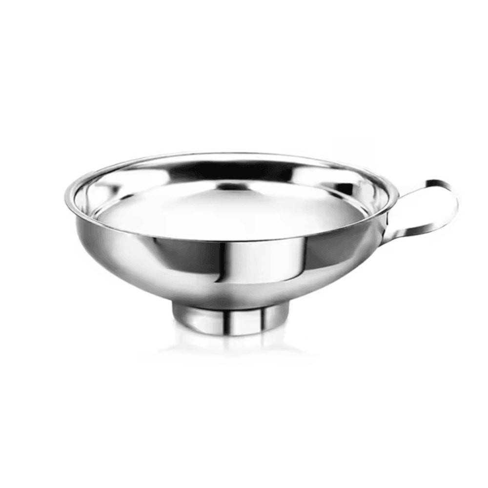 Stainless Steel Canning Funnel With Handle Wide Regular Mouth Jar Funnel For MessFree Filling 6