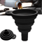 Universal Silicone Car Funnel Foldable Oil Fluid Transfer Funnel For Engine Fuel Washer Fluid 1