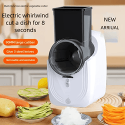 multifunction electric vegetable cutter – automatic slicer, shredder & food chopper for fast kitchen prep