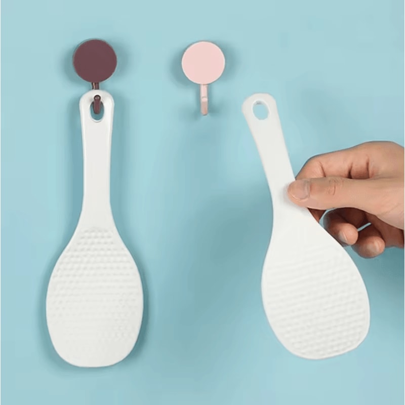 NonStick Silicone Rice Spoon HeatResistant Rice Paddle For Rice Cooker Kitchen Use 1