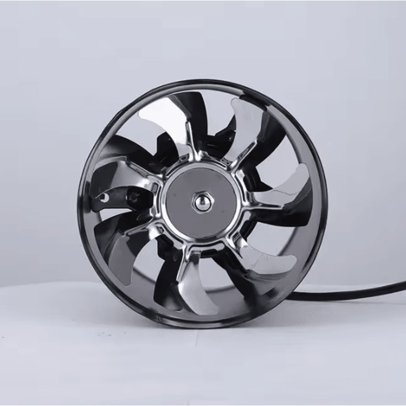 4Inch Inline Duct Exhaust Fan Compact Metal Ventilation Fan For Kitchen Bathroom Home Use 0