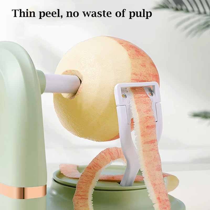 3in1 Manual Fruit Peeler Hand Crank Apple Peeler Corer Slicer With Divider Spare Blades 4