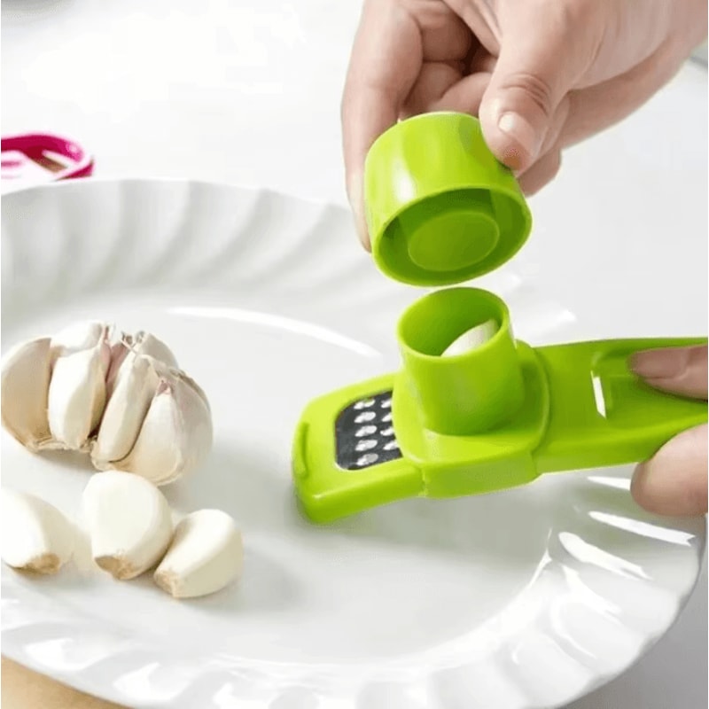 Mini Manual Garlic Grinder Compact Garlic Press Masher Tool For Quick Kitchen Prep 1