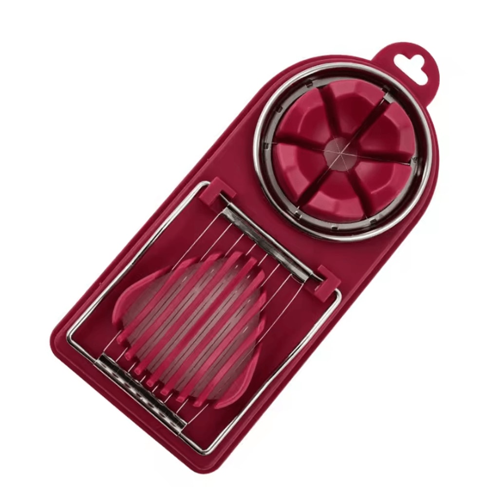 Multifunction Stainless Steel Egg Slicer 2in1 Egg Fruit Cutter For Perfect Slices Every Time 6