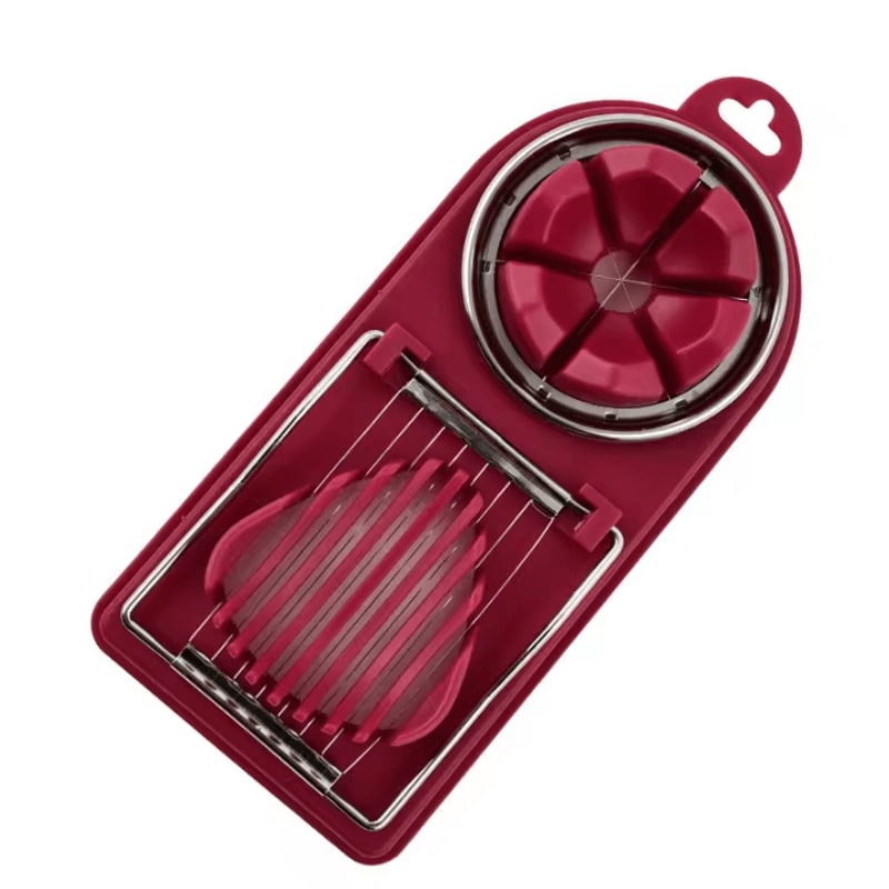 Multifunction Stainless Steel Egg Slicer 2in1 Egg Fruit Cutter For Perfect Slices Every Time 6