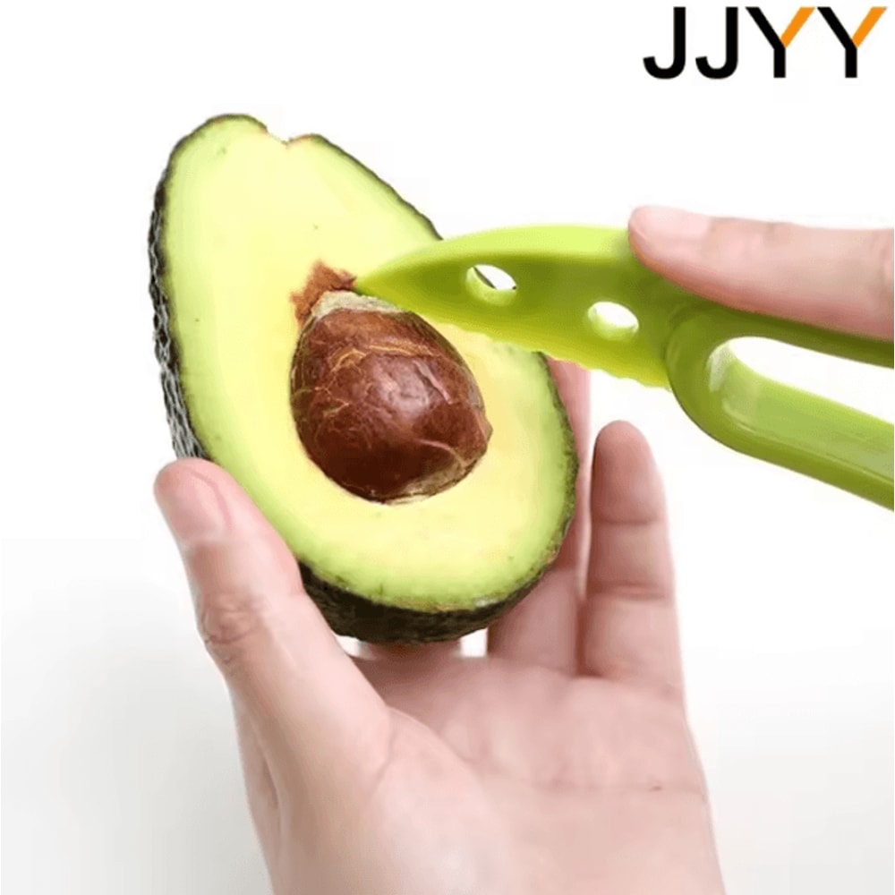 3in1 Avocado Slicer Tool Peeler Pitter Cutter For Quick And Easy Prep 2