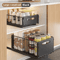 Multifunction PullOut Cabinet Organizer Sliding Kitchen Storage Rack Seasoning Basket 7