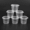 100PCS Disposable Sauce Cups With Lids Clear Plastic Portion Cups For Condiments Food Storage 4