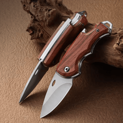 hand-forged folding boning knife – portable stainless steel butcher & edc pocket knife