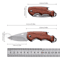 HandForged Folding Boning Knife Portable Stainless Steel Butcher EDC Pocket Knife 5