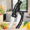 Portable Folding Fruit Knife With Keychain Mini Stainless Steel Pocket Knife For Everyday Use 4