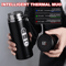 Smart LED Temperature Thermos Bottle Stainless Steel Vacuum Flask For Hot Cold Drinks 0