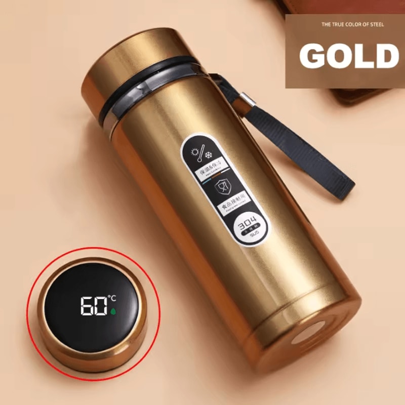 Smart LED Temperature Thermos Bottle Stainless Steel Vacuum Flask For Hot Cold Drinks 4