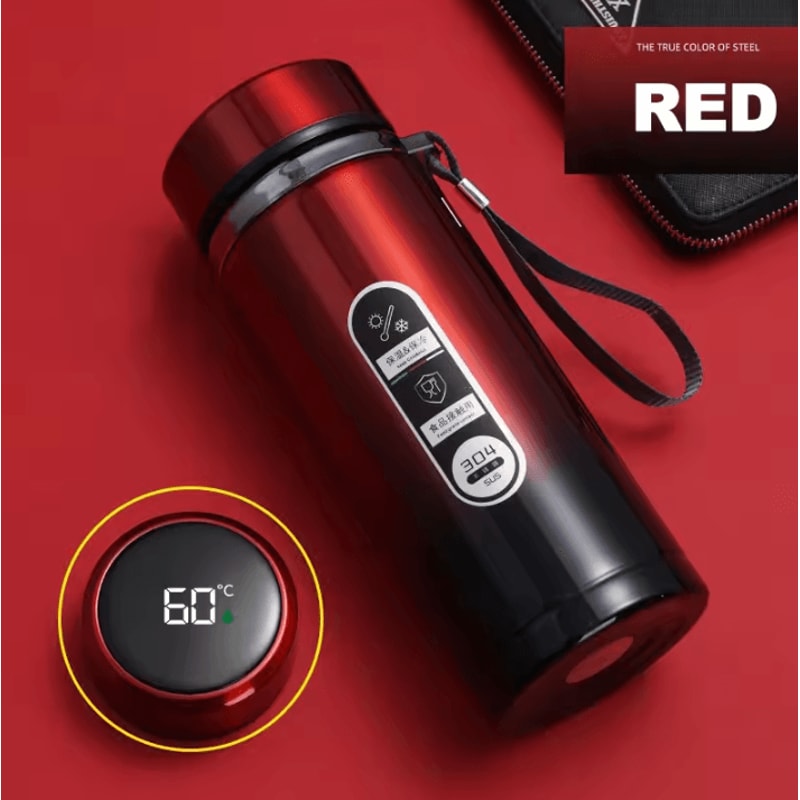 Smart LED Temperature Thermos Bottle Stainless Steel Vacuum Flask For Hot Cold Drinks 6