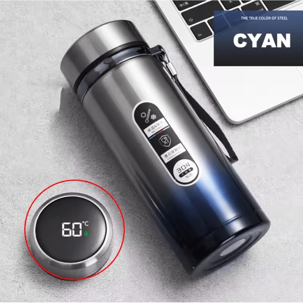 Smart LED Temperature Thermos Bottle Stainless Steel Vacuum Flask For Hot Cold Drinks 8