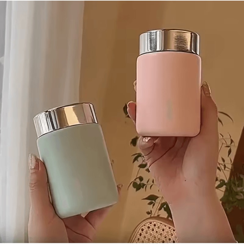 Mini 316 Stainless Steel Thermos Mug Portable Pocket Vacuum Flask For Coffee Tea 2