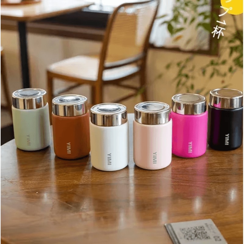 Mini 316 Stainless Steel Thermos Mug Portable Pocket Vacuum Flask For Coffee Tea 4
