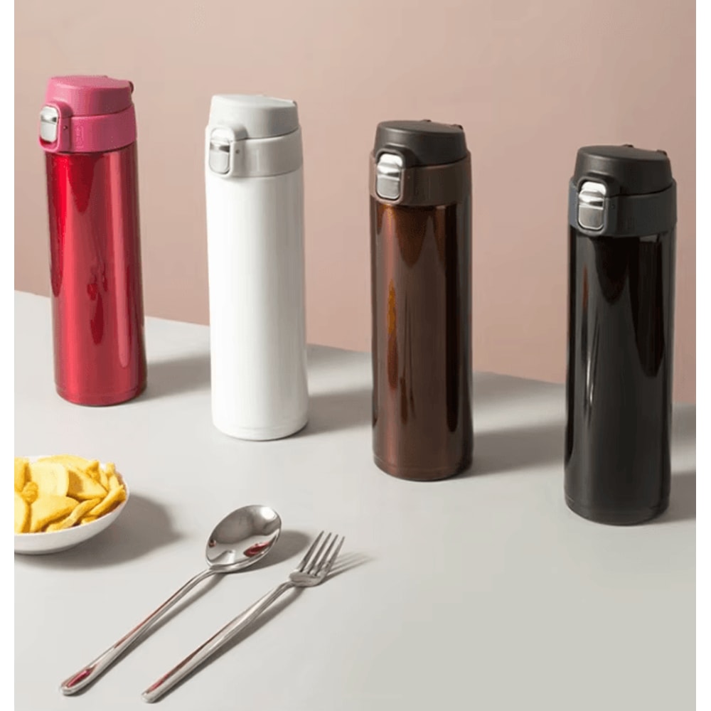 Bullet Design Stainless Steel Thermos Cup Portable Vacuum Insulated Water Bottle For School Trave 0