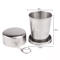 Portable Collapsible Stainless Steel Cup Telescopic Folding Travel Mug For Camping Outdoor Use 6