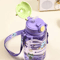 650ml Cute Kids Water Bottle With Straw BPAFree Leakproof School Outdoor Drink Bottle 3