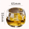 Elegant 80ml Crystal Glass Tea Cup Thickened Transparent Master Tasting Cup For Tea Wine 5