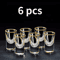 6Piece Gold Foil GiltEdged Wine Cups Elegant Mini Glass Shot Set For Baijiu Spirits 4