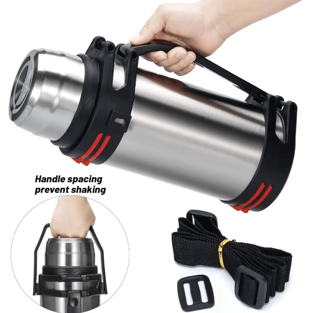 Large Capacity Stainless Steel Vacuum Insulated Thermos Bottle Leakproof Outdoor Travel Flask 2