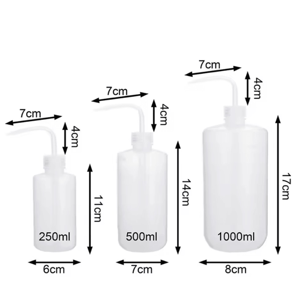 Professional Tattoo Squeeze Wash Bottle Green Soap Diffuser 250ml 500ml 1000ml 5