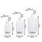 Professional Tattoo Squeeze Wash Bottle Green Soap Diffuser 250ml 500ml 1000ml 5