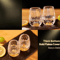 Luxury Gold Foil Crystal Shot Glass Set 15ml Mini Whiskey Baijiu Tasting Cups 126pcs 4