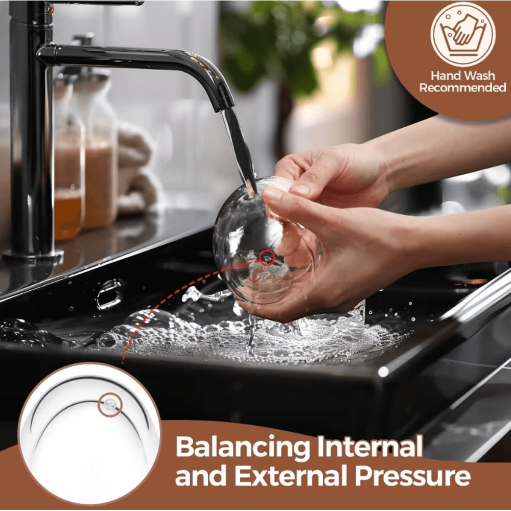 Double Wall Insulated Glass Espresso Cups Set 80ml 250ml 450ml Clear Thermal Coffee Tea Glasses 3