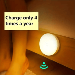 wireless motion sensor led night light – auto on/off stick-on lamp for closet, stairs & bedroom
