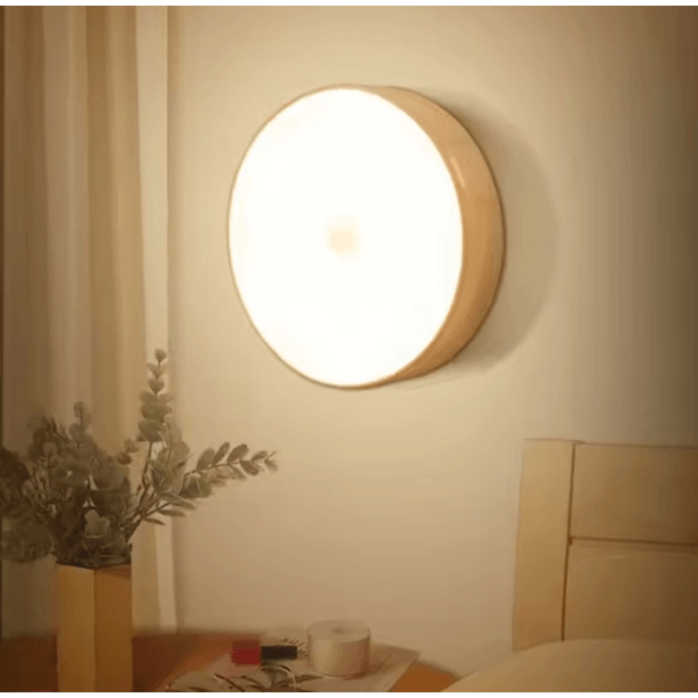 Wireless Motion Sensor LED Night Light Auto OnOff StickOn Lamp For Closet Stairs Bedroom 6