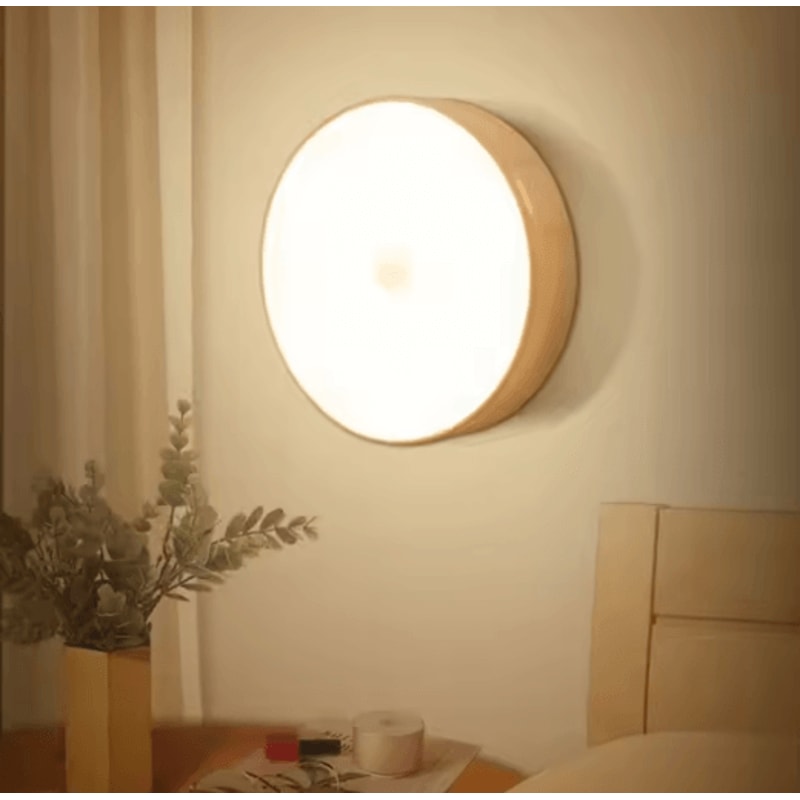 Wireless Motion Sensor LED Night Light Auto OnOff StickOn Lamp For Closet Stairs Bedroom 6