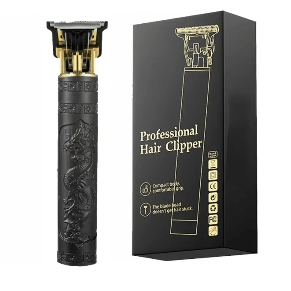 Vintage Dragon Rechargeable Hair Clipper USB Cordless Barber Trimmer For Men 4