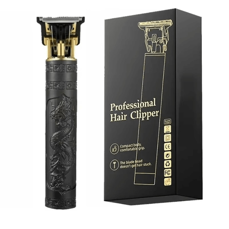 Vintage Dragon Rechargeable Hair Clipper USB Cordless Barber Trimmer For Men 4