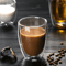 Double Wall Glass Cup Set Insulated Espresso Coffee Mugs HeatResistant Clear Drinkware 2