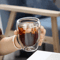 Double Wall Glass Cup Set Insulated Espresso Coffee Mugs HeatResistant Clear Drinkware 4