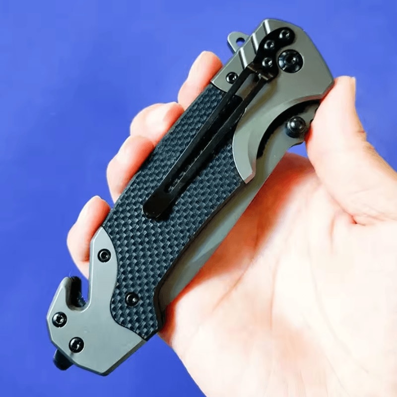 Multifunctional Folding Camping Pocket Knife Compact Outdoor Survival Tactical Utility Tool 4