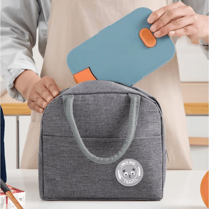 Insulated Bento Lunch Bag Aluminum Foil Thermal Meal Carrier For School Work 3