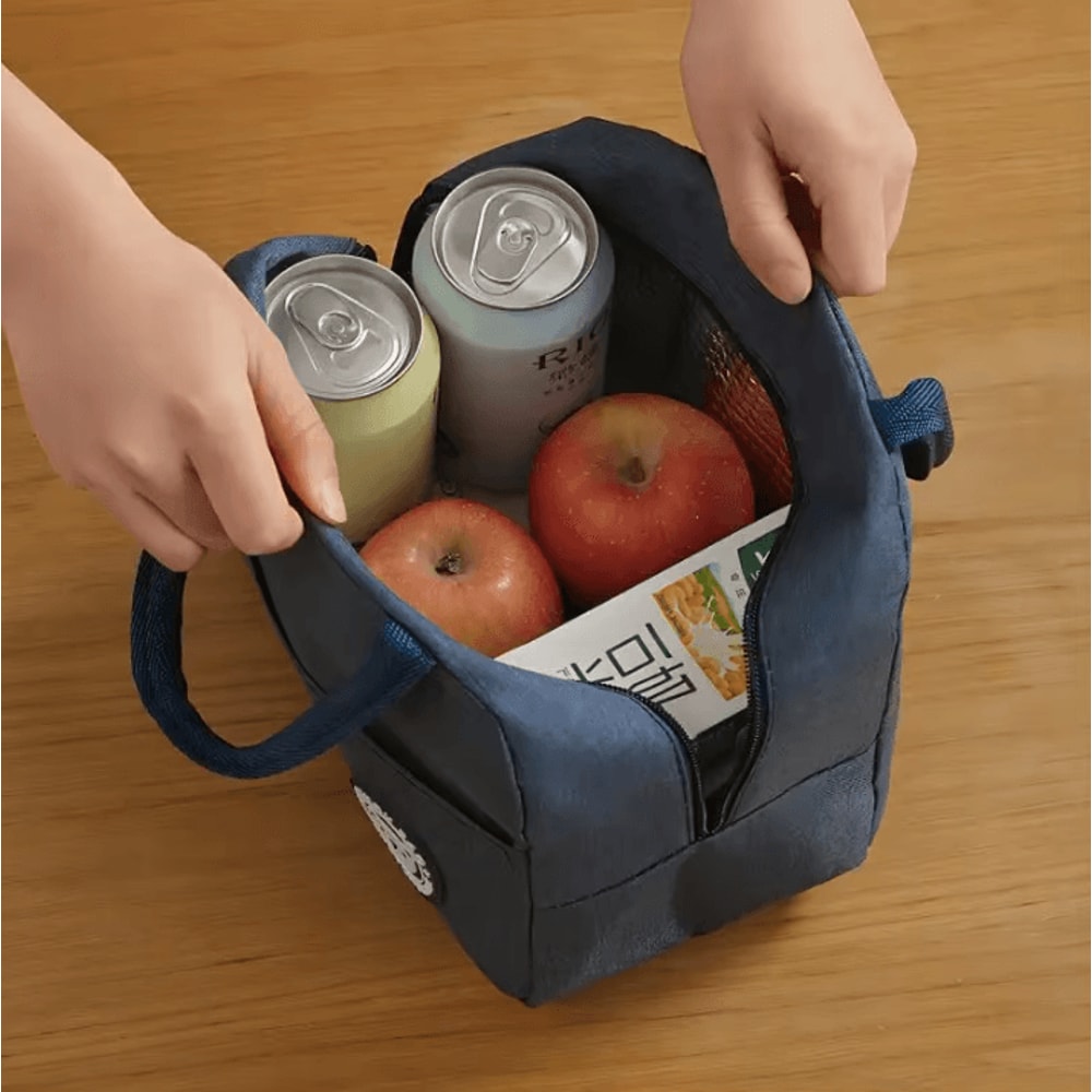 Insulated Bento Lunch Bag Aluminum Foil Thermal Meal Carrier For School Work 4