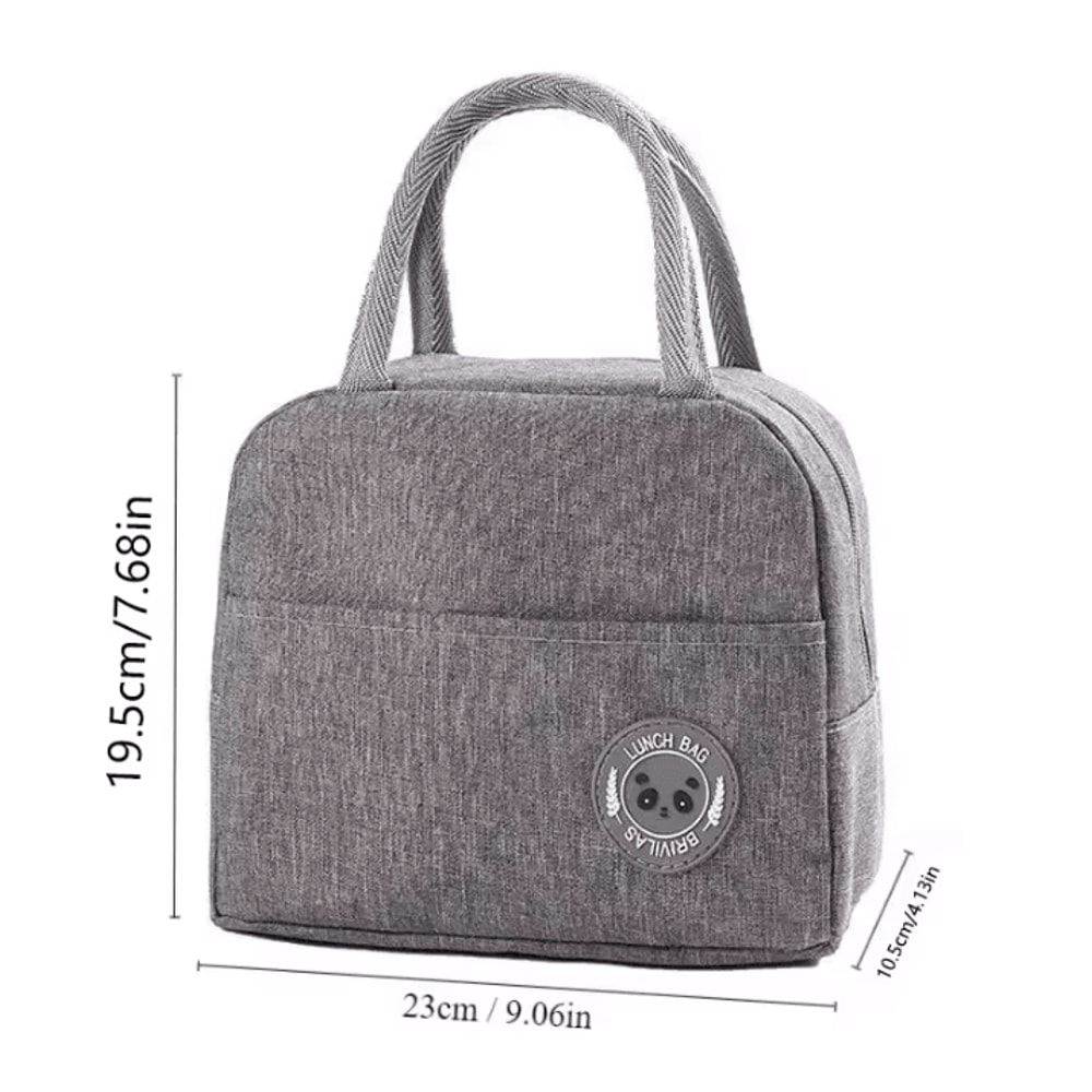 Insulated Bento Lunch Bag Aluminum Foil Thermal Meal Carrier For School Work 5