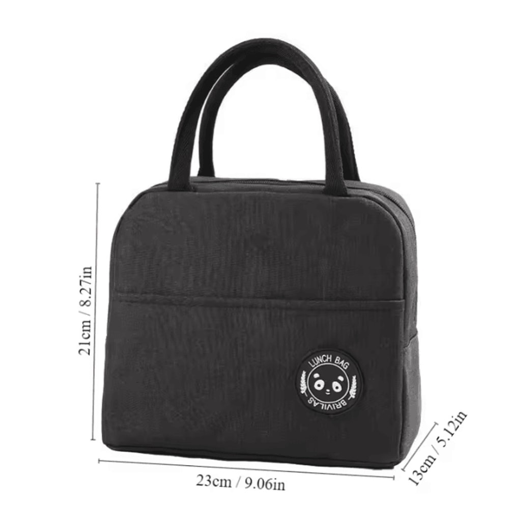 Insulated Bento Lunch Bag Aluminum Foil Thermal Meal Carrier For School Work 6