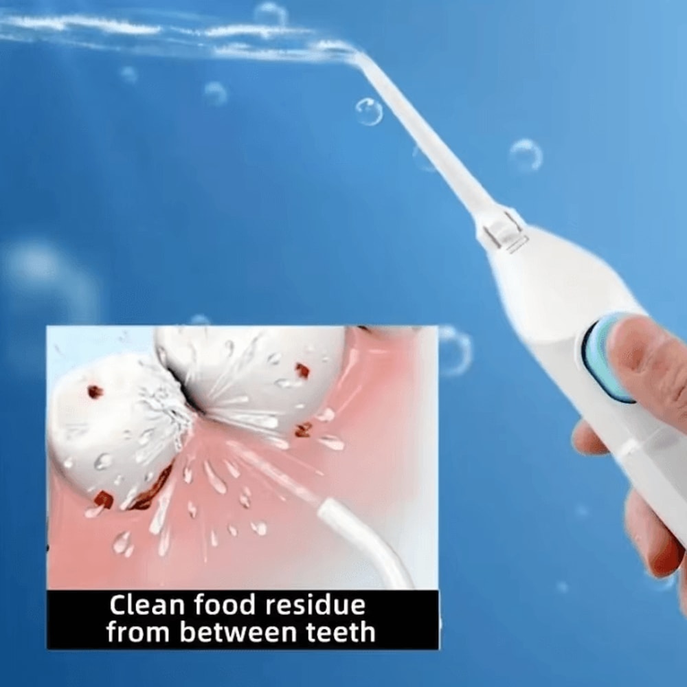 Portable Manual Oral Irrigator High Pressure Water Flosser For Deep Teeth Cleaning 3