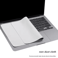 microfiber keyboard dust cover – ultra-thin waterproof screen & keyboard protector for macbook 15–16inch