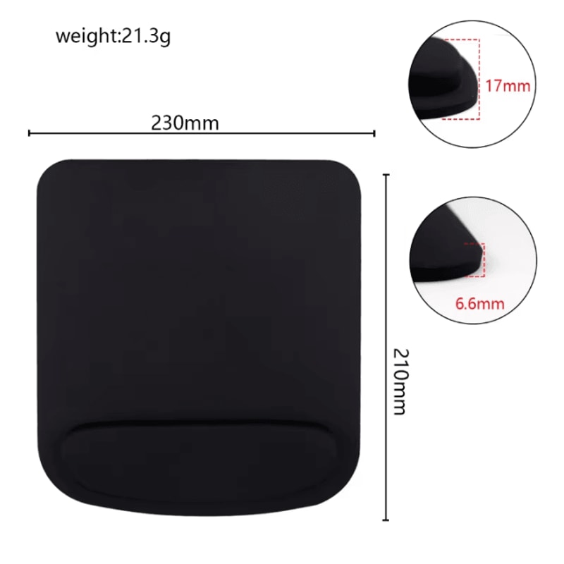 Ergonomic EVA Mouse Pad With Wrist Rest AntiSlip Comfort Mousepad For Office Gaming 5