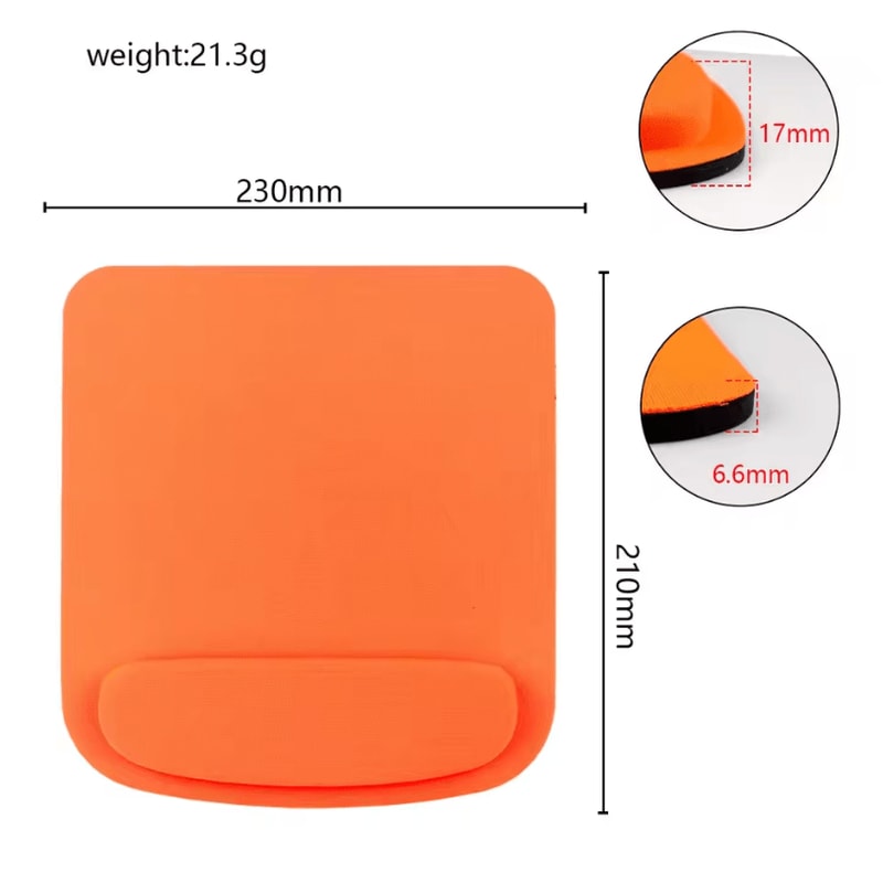 Ergonomic EVA Mouse Pad With Wrist Rest AntiSlip Comfort Mousepad For Office Gaming 7