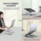 Adjustable Aluminum Laptop Stand Foldable Ergonomic Cooling Stand For MacBook Notebook 2